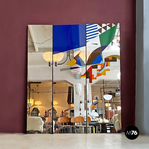 [2220001366] Specchio a figura intera decorativo, 1980 ca.