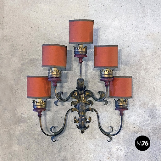 [2220001760] Lampada da parete in stile barocco, 1950 ca.