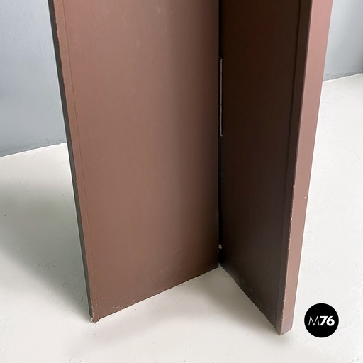 [2220001845] Specchio da terra a figura intera in legno, 1980 ca.