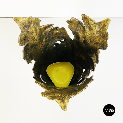 [2220001908] Portaombrelli in bronzo a foglie, 1950 ca.