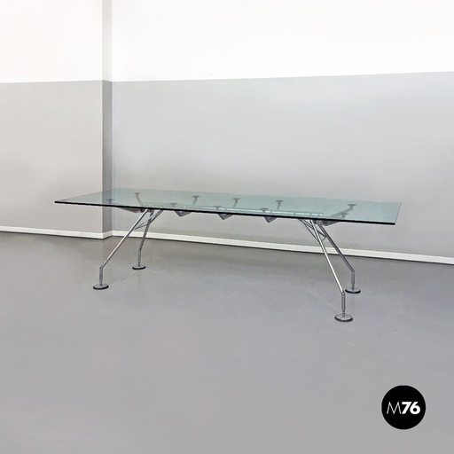 [2220000946] Tavolo Nomos di Norman Foster per Tecno, 1970 ca.