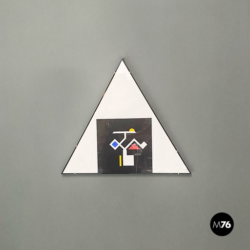 [2220002421] Quadro rettangolare con collage di A.G. Bertolio, 1999