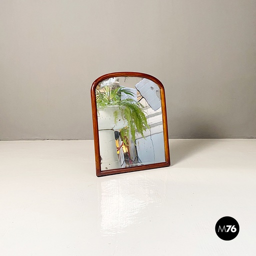 [2220002434] Specchio da tavolo in legno con vetro al mercurio, 1700 ca.