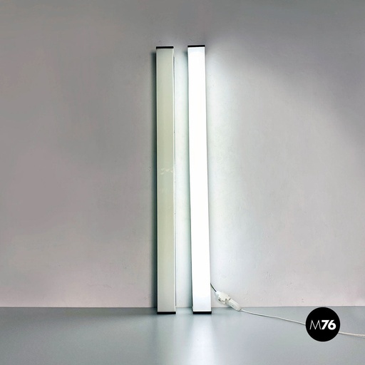 [2220001011] Coppia di lampade con neon, 1970 ca.