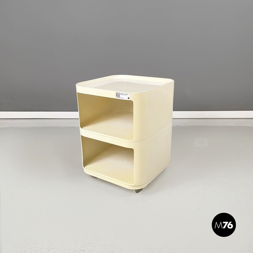 [2220002889] Cassettiera bianca A.Castelli per Kartell, 1970 ca.