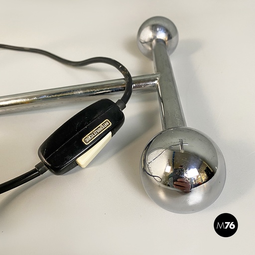 [2320003406] Lampada da tavolo in acciaio, 1970 ca.