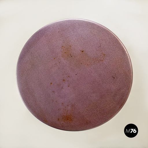 [2320003474] Tavoli da bar in metallo viola, 1950 ca.
