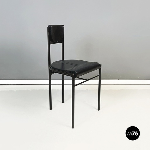 [2320003644] Sedia in metallo e gomma di Zeus, 1990 ca.