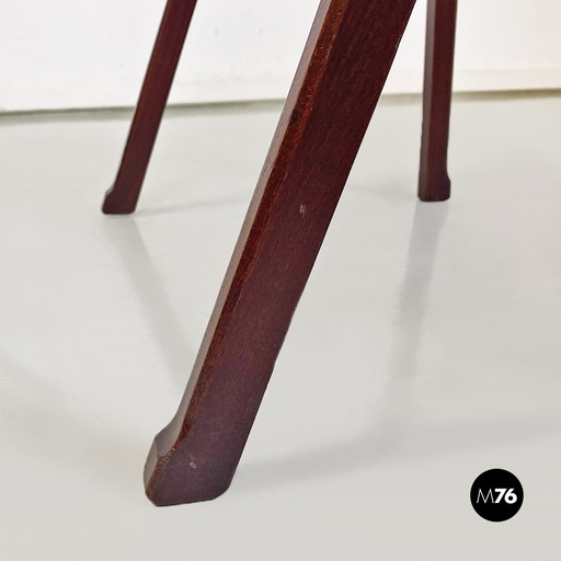 [2320003697] Sedia in legno con braccioli, 1960 ca.