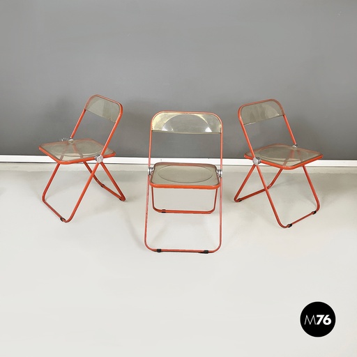 [2320004098] Sedie Plia di Giancarlo Piretti per Anonima Castelli, 1970 ca.