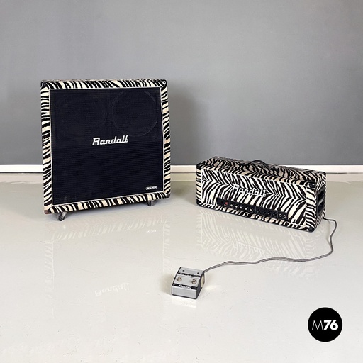 [2320004317] Amplificatore Randall zebrato, 1980 ca.