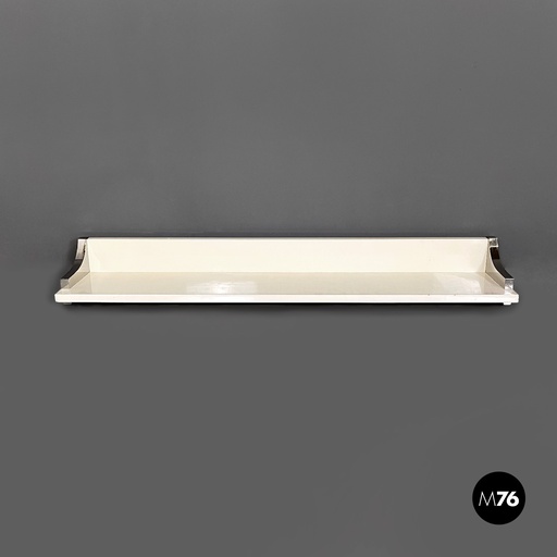 [2320004314] Mensola in legno laccato bianco di D.I.D., 1980 ca.