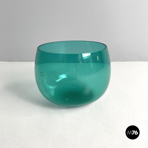 [2420004568] Ciotola di Venini in vetro di Murano verde-acqua, 1990 ca.
