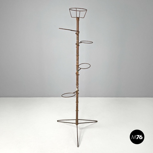 [2420004567] Portavasi in tondino di ferro, 1960 ca.