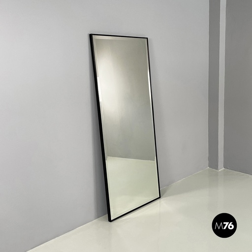 [2420004680] Specchio da parete in legno nero, 1990 ca.