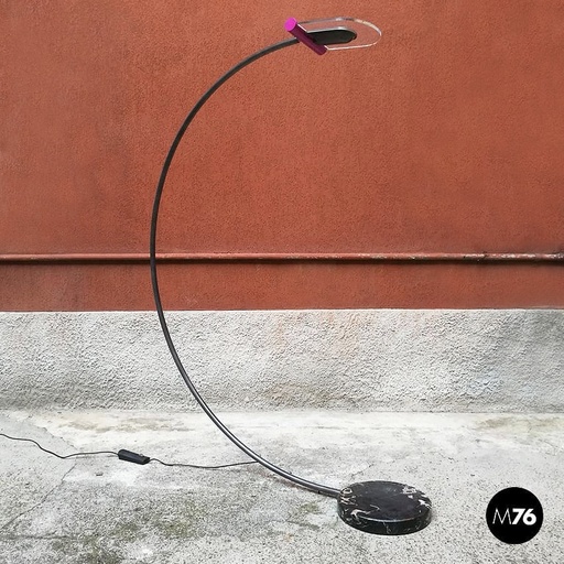 [2220001256] Lampada da terra ad arco, 1980 ca.