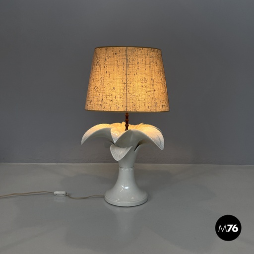 [2420004773] Lampada da tavolo in ceramica a forma di pianta di Ceramica del Ferlaro, 1960 ca.