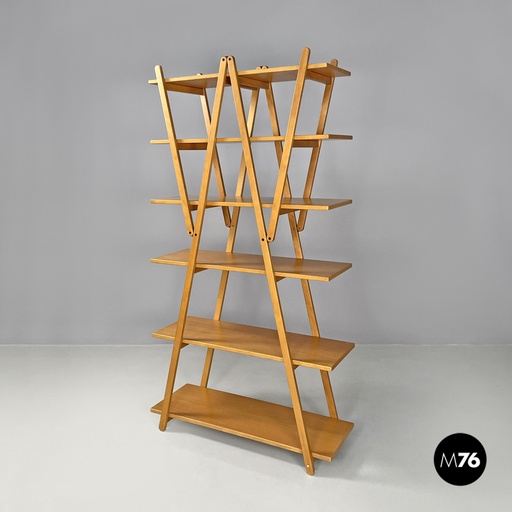 [2420004804] Libreria in legno Nuvola Rossa di Vico Magistretti per Cassina, 1980 ca.