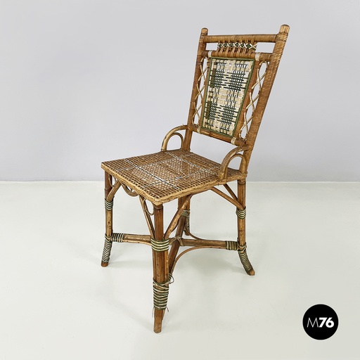 [2420004879] Sedia in rattan, 1900 ca.
