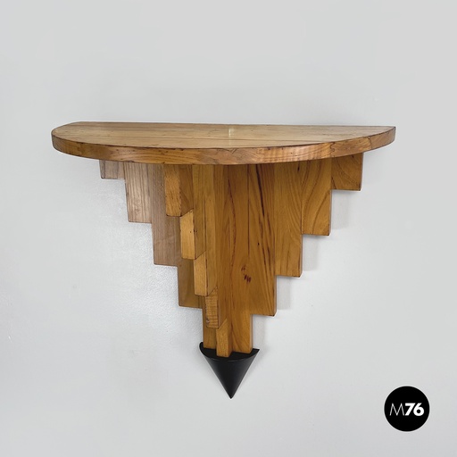 [2420004912] Mensola da parete in legno, 1980 ca.