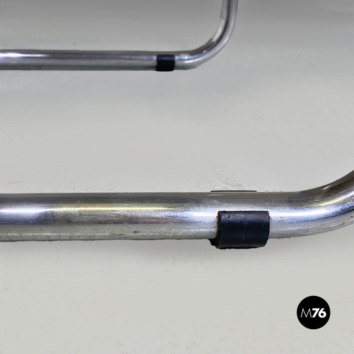 [2220001531] Sedie in stile Cesca in tessuto e acciaio, 1970 ca.