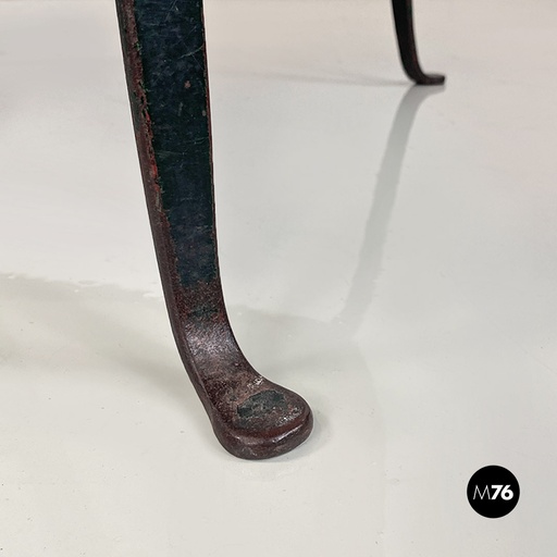 [2220001587] Poltrona in velluto rosa, 1950 ca.