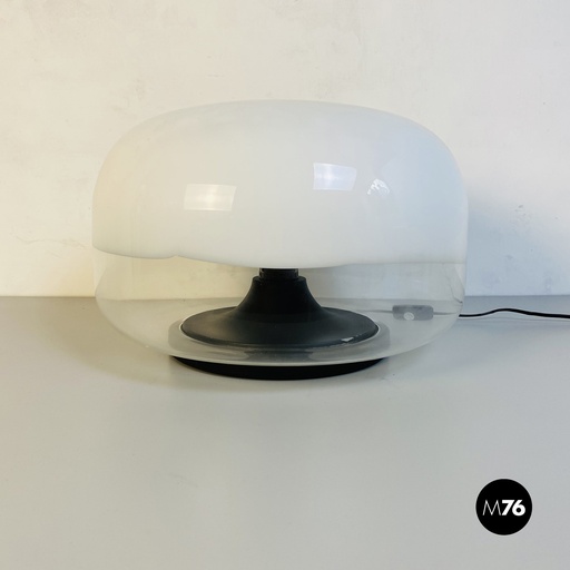 [2220001720] Lampada da tavolo in vetro, 1970 ca.