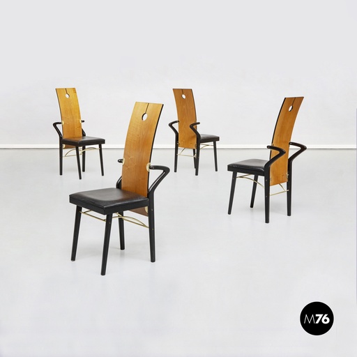 [2220002427]  Sedie da pranzo di Pierre Cardin, 1980 ca.