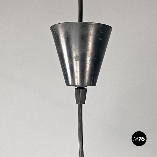 [2220002963] Lampadario in pergamena, 1960 ca.