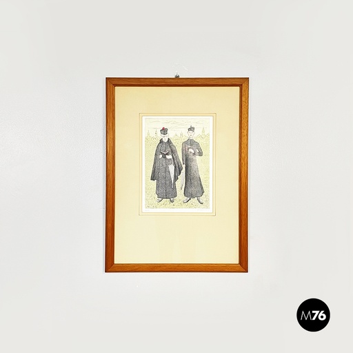 [2220003000] Stampa ad incisione Gianfilippo Usellini, 1900-1970 ca.