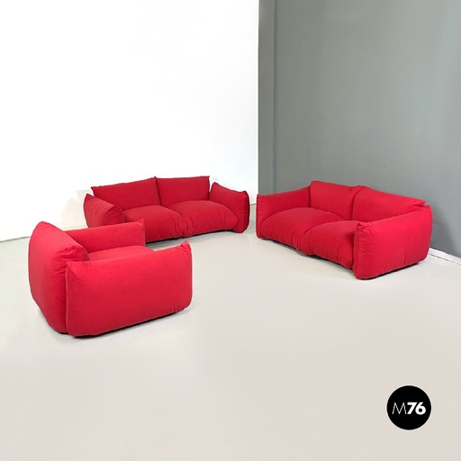 [2320004040]  Divani e poltrona Marenco di Mario Marenco per Arflex, 1970 ca.