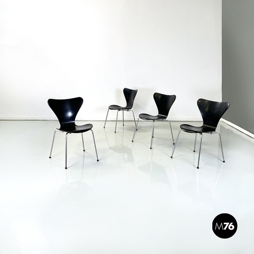 [2220003103] Sedie Serie 7 di Arne Jacobsen per Fritz Hansen, 1970 ca.