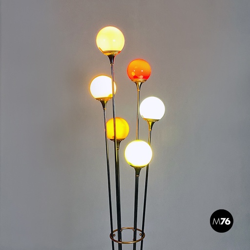 [2220003125] Lampada a sei luci Alberello di Stilnovo, 1950 ca.
